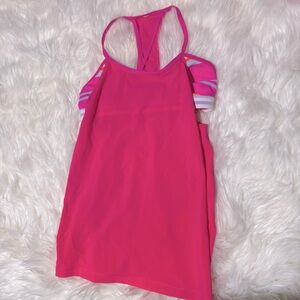 Lululemon pink tank size 6